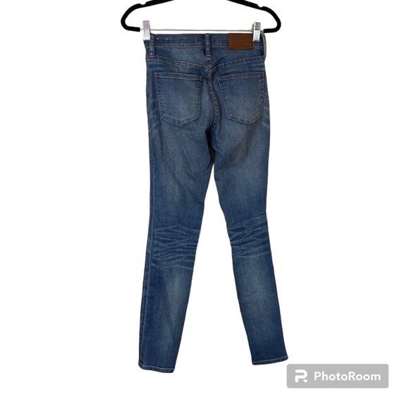 Madewell stretch denim high rise skinny jeans size 24 - Picture 3 of 3